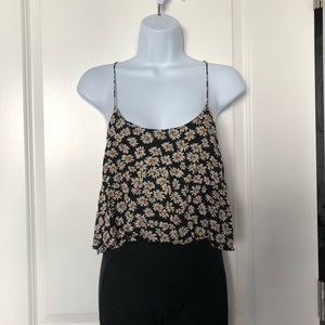 Women's Brandy Melville Daisy Crop Tank Top